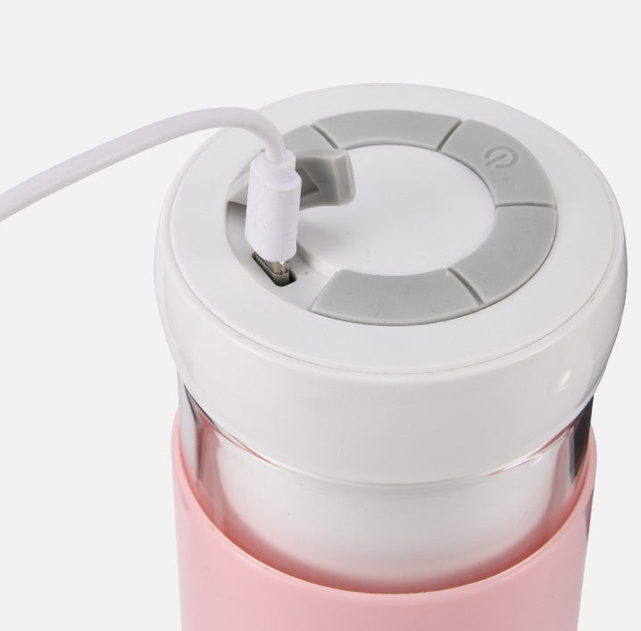 Portable USB Rechargeable Blender – 300ml Glass Smoothie Cup