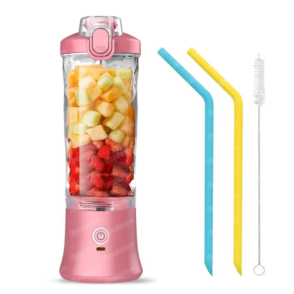 BlendGo™ portable blender in use